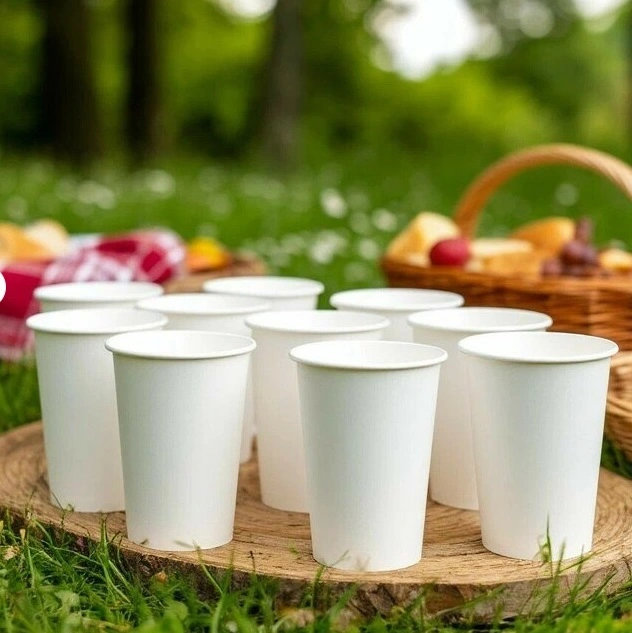 Стакан бумажный, белый, 250 мл, (200 шт/упак), РБ